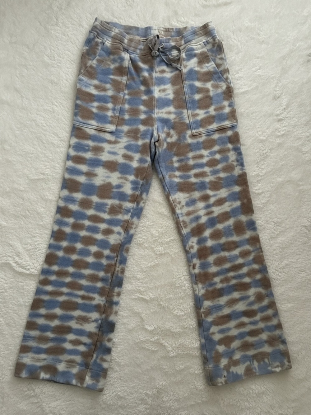 Raquel Allegra tie dye wide leg sweatpants
